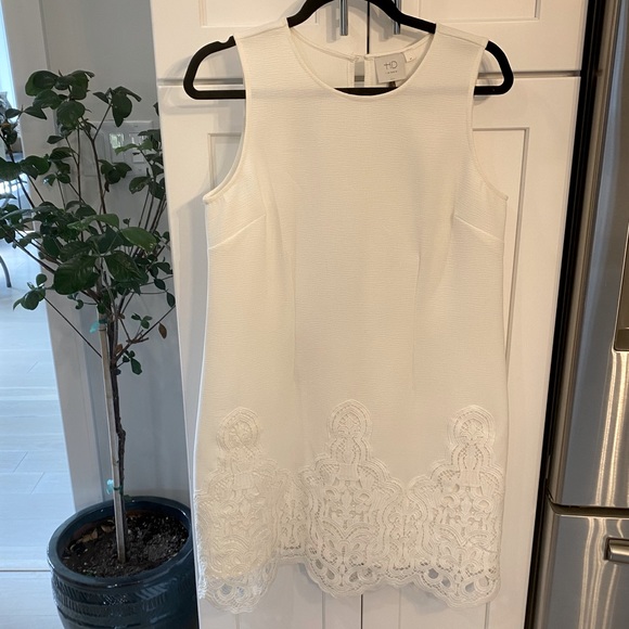 NWOT Anthropologie White Lace Dress 💟 - Picture 1 of 7